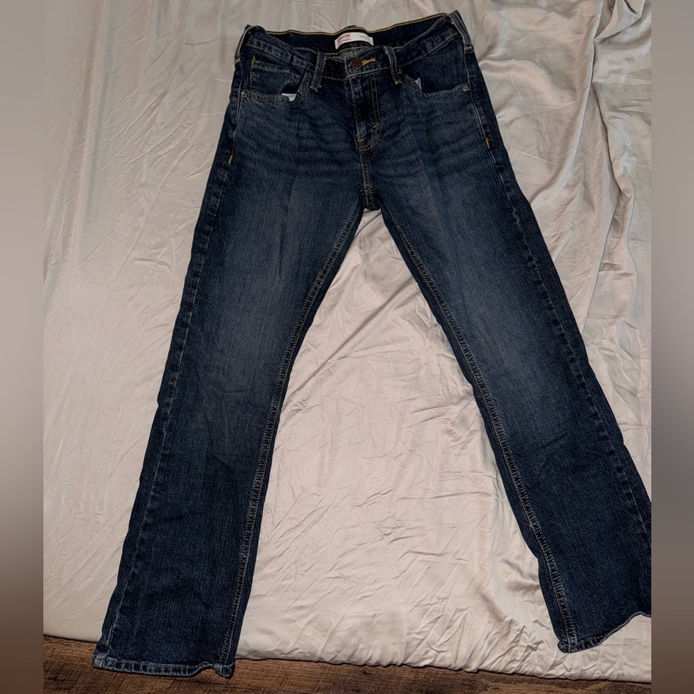 Levi Strauss Men's Boot Cut Blue Jeans 28x30